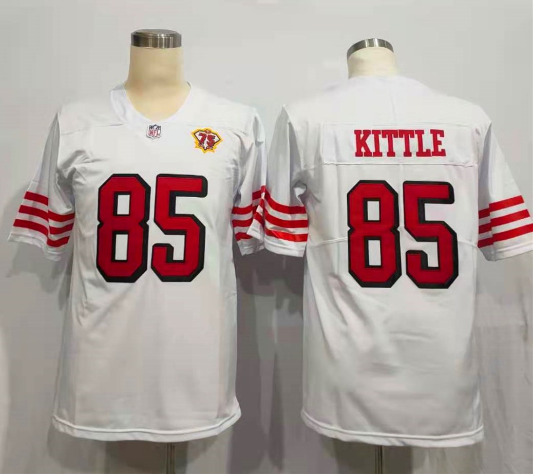 Men's San Francisco 49ers George Kittle 75th Anniversary Jersey